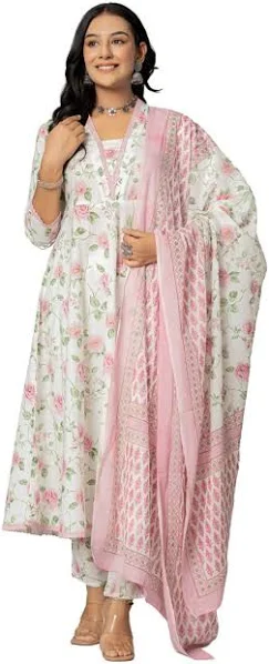 Amayra Women's Printed Anarkali Kurta